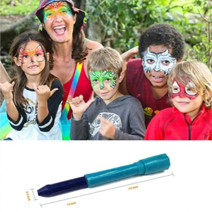 12-Piece: Washable Face Paint Crayons