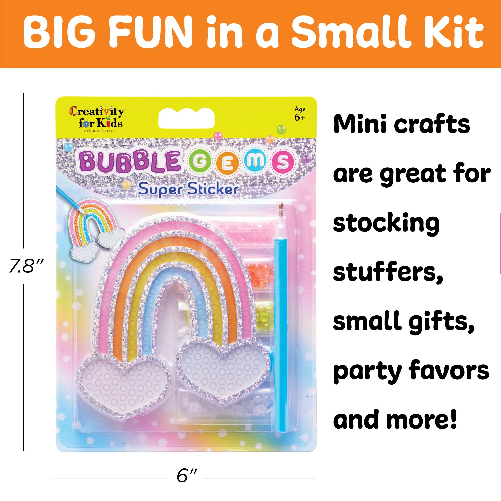Bubble Gems™  Super Sticker Rainbow - #6469000