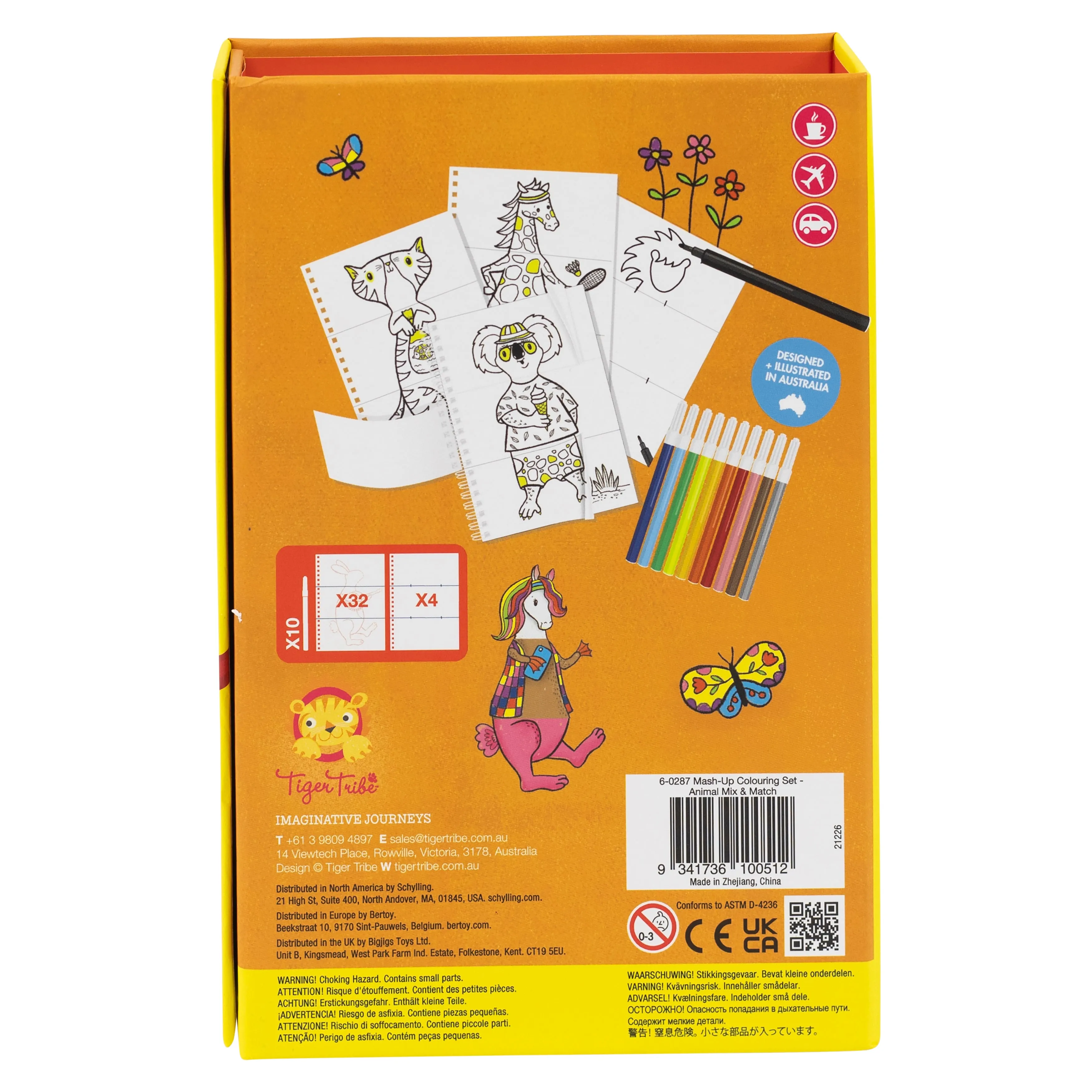 Colouring Set - Animal Mix & Match
