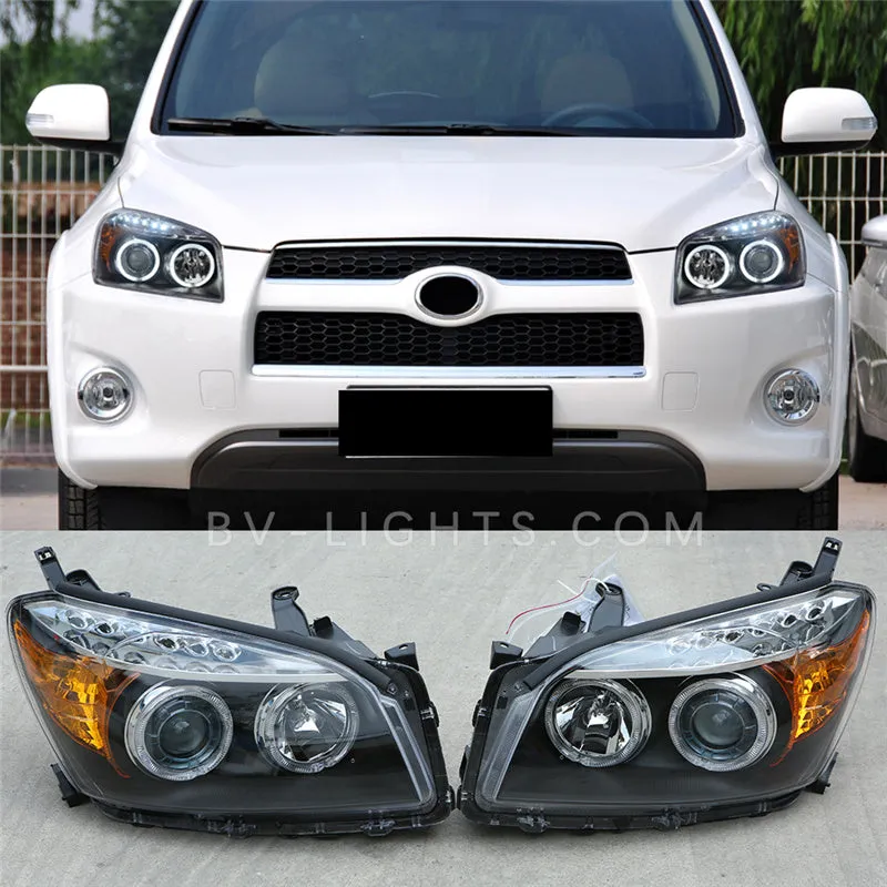 For Toyota RAV4 2006-2012 Upgrade to the Latest Style Modified LED headlight with Daytime running light led  lamp
