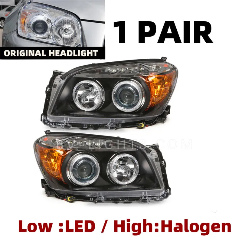 For Toyota RAV4 2006-2012 Upgrade to the Latest Style Modified LED headlight with Daytime running light led  lamp