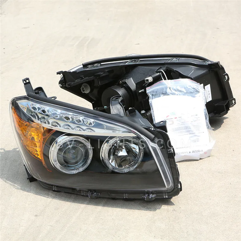For Toyota RAV4 2006-2012 Upgrade to the Latest Style Modified LED headlight with Daytime running light led  lamp